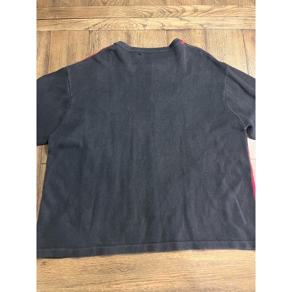 Vtg Grandma Granny Core Sweater Womens 3XL Snowman 90s Checkerboard Full Zip - Picture 2 of 6